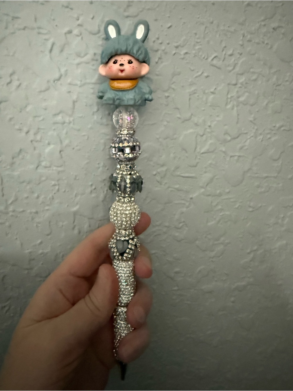 Monchichi Fancy Grey Pen